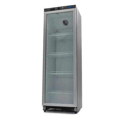 Maxima Lednice - 400 l - černá - se skleněnými dveřmi |  09405020
